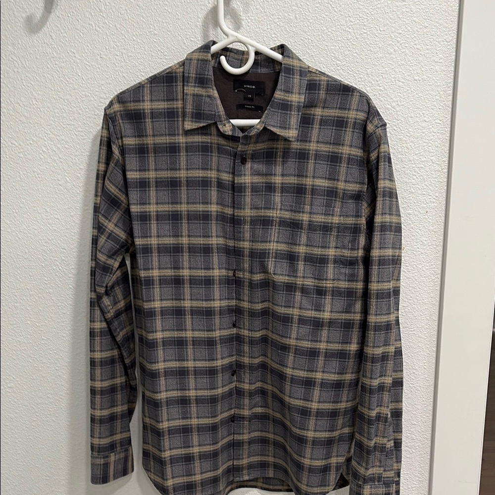 Men's Plaid Shirt - Vince